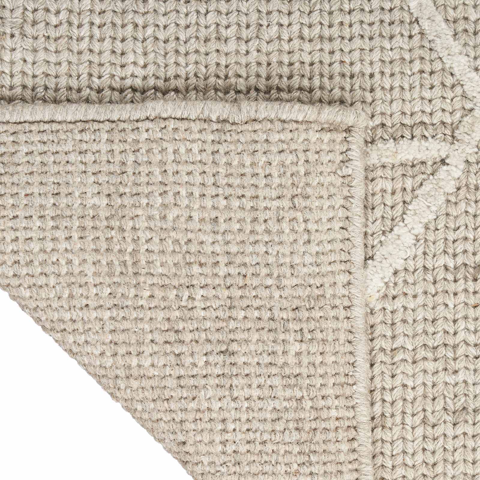 Calvin Klein vloerkleed Wander CK044 WND01 TAUPE 5x7 099446956996 corner back
