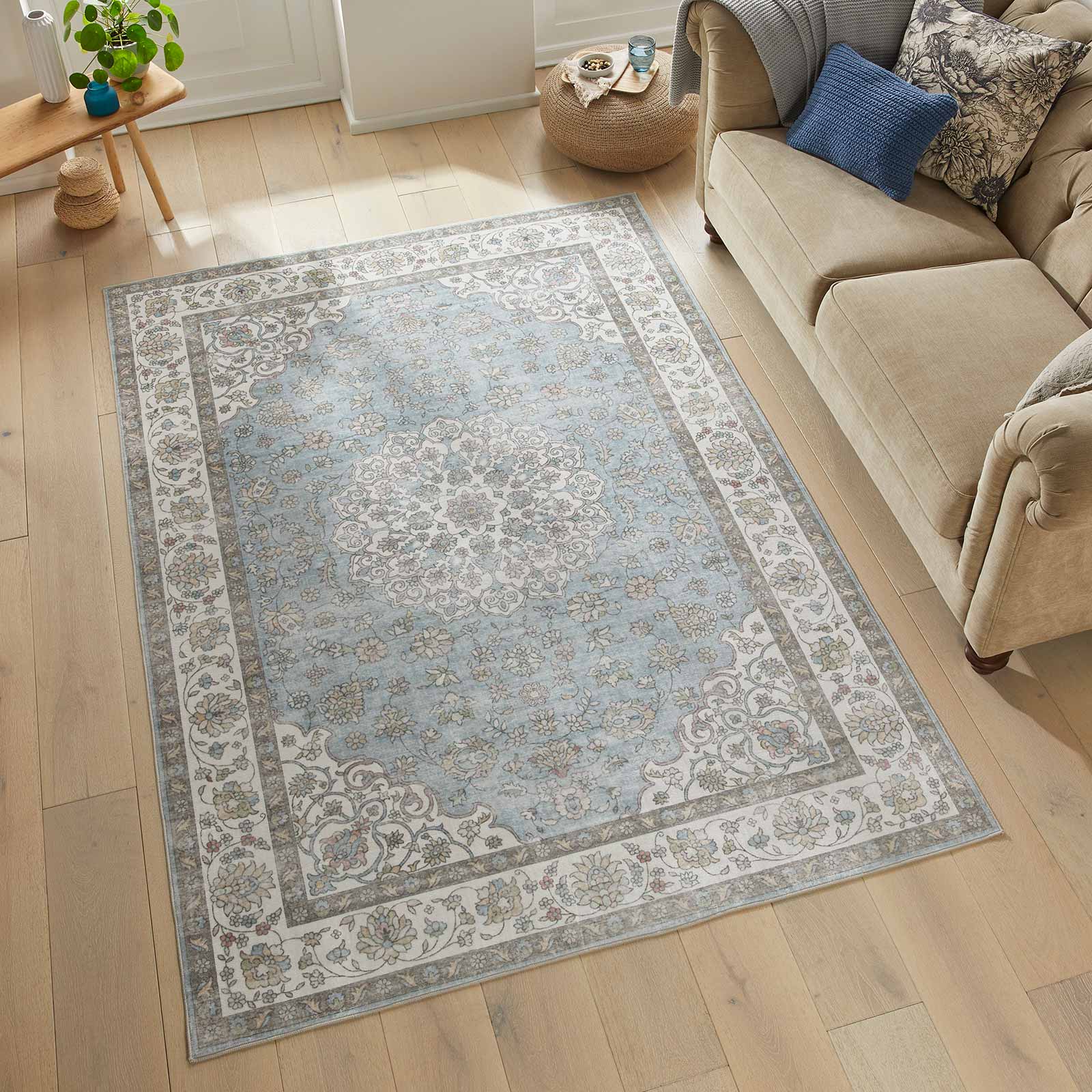 Concept Looms vloerkleed Liberty LIB206 LIGHT BLUE 1