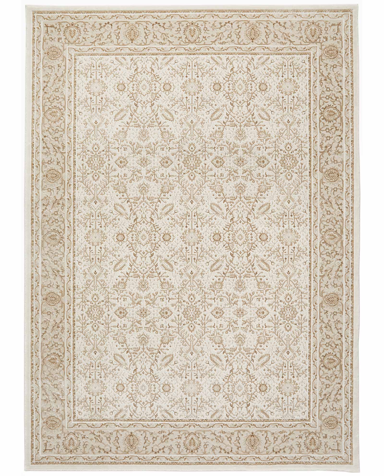 Concept Looms vloerkleed Olivia OLI104 GREY KHAKI frontal