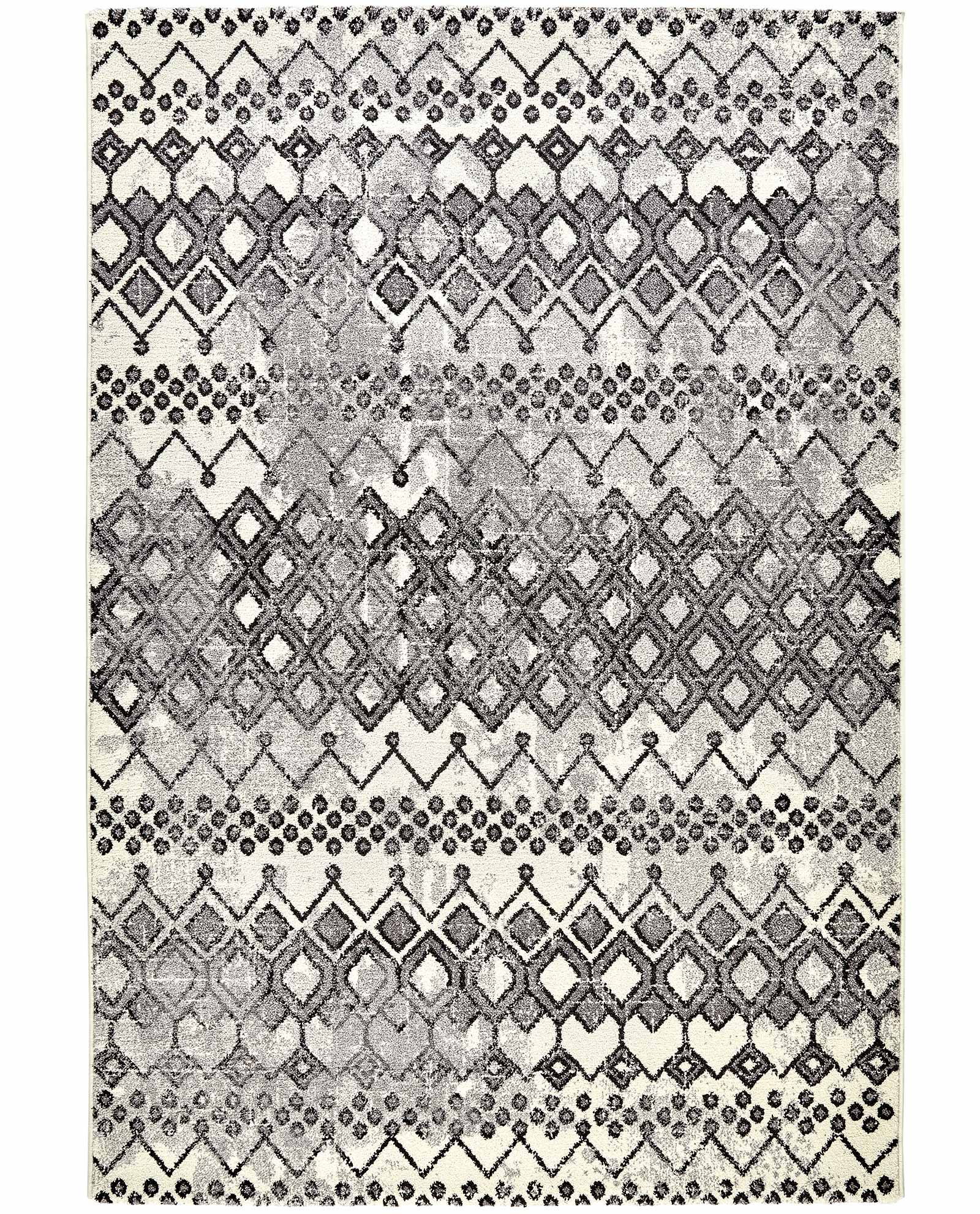 Concept Looms vloerkleed Somerset SOM104 WHITE ANTHRACITE frontal