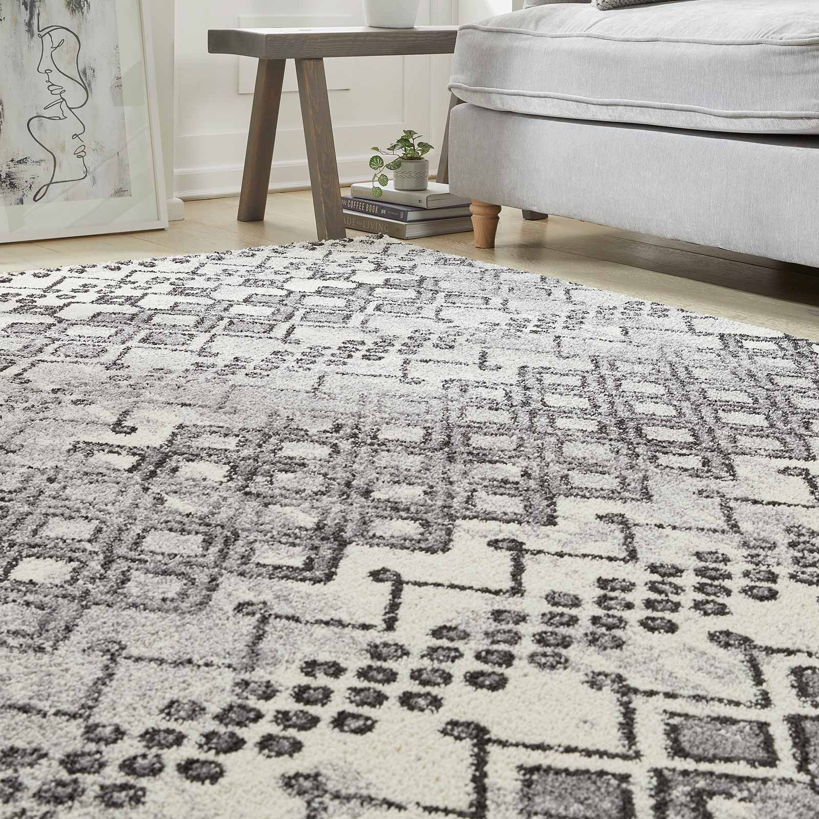 Concept Looms vloerkleed Somerset SOM104 WHITE ANTHRACITE interior 1