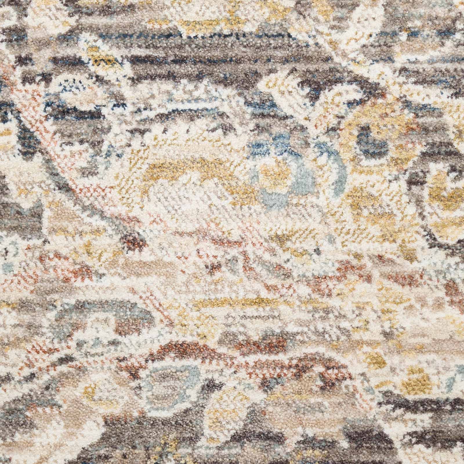 Nourison vloerkleed Antique Fusion ANF03 CHAMT CHARCOAL MULTICOLOR 5x8 841491157831 swatch