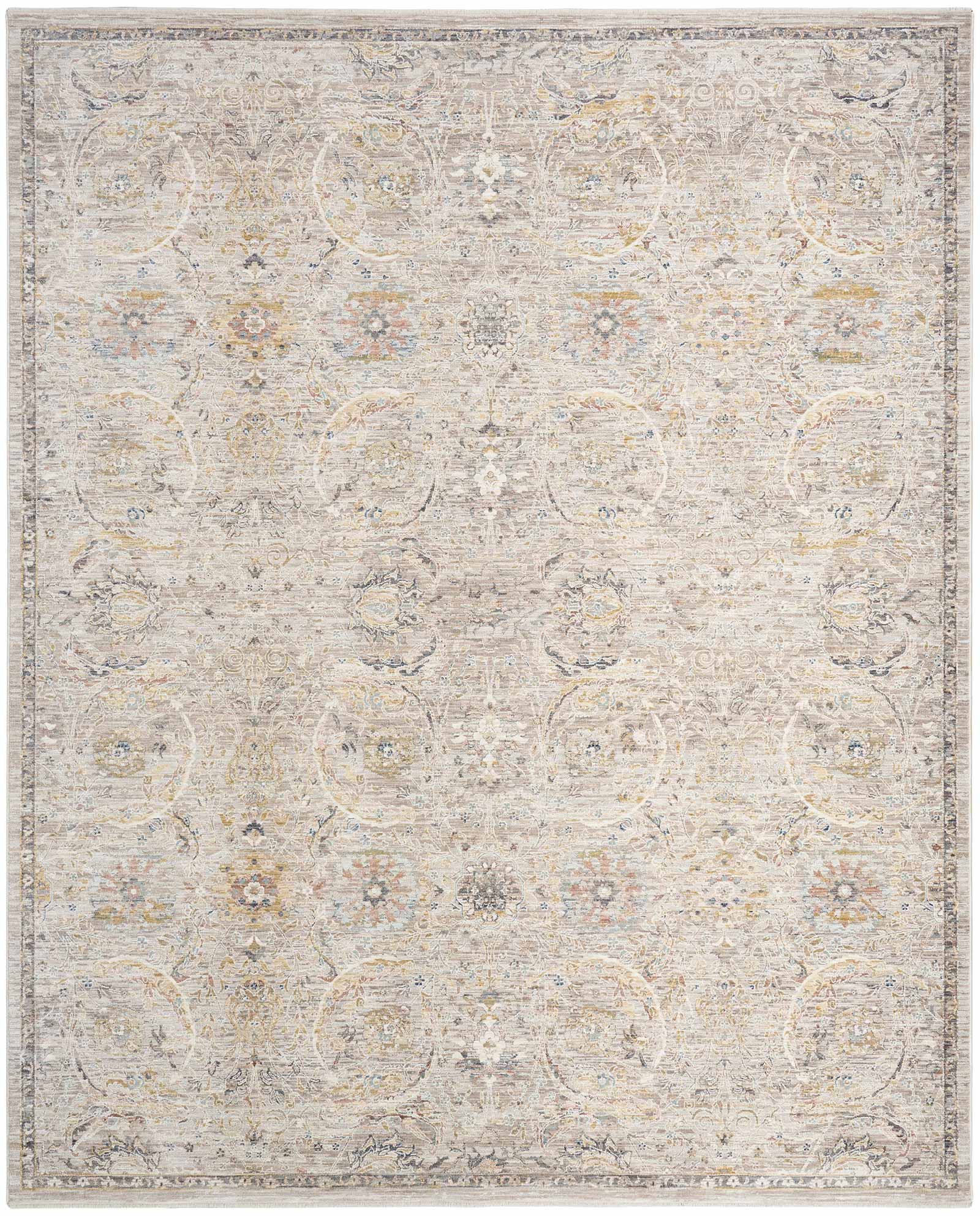Nourison vloerkleed Antique Fusion ANF03 LTGRY LIGHT GREY 5x8 841491157879