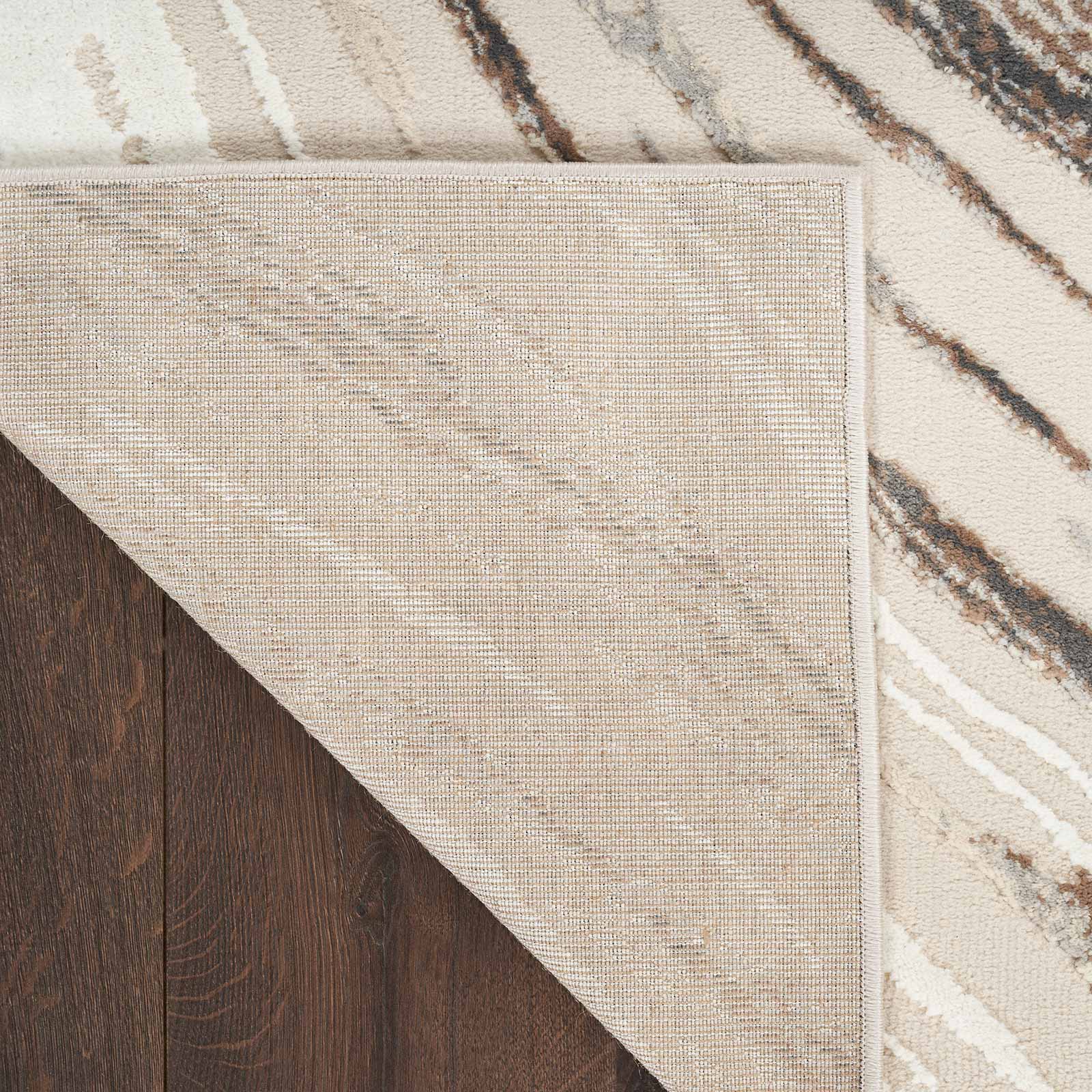 Nourison vloerkleed Sustainable Trends SUT05 BGEGY BEIGE GREY 5x7 099446954350 corner B