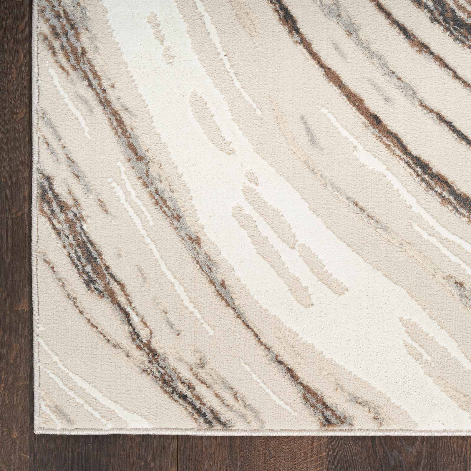 Nourison vloerkleed Sustainable Trends SUT05 BGEGY BEIGE GREY 5x7 099446954350 corner