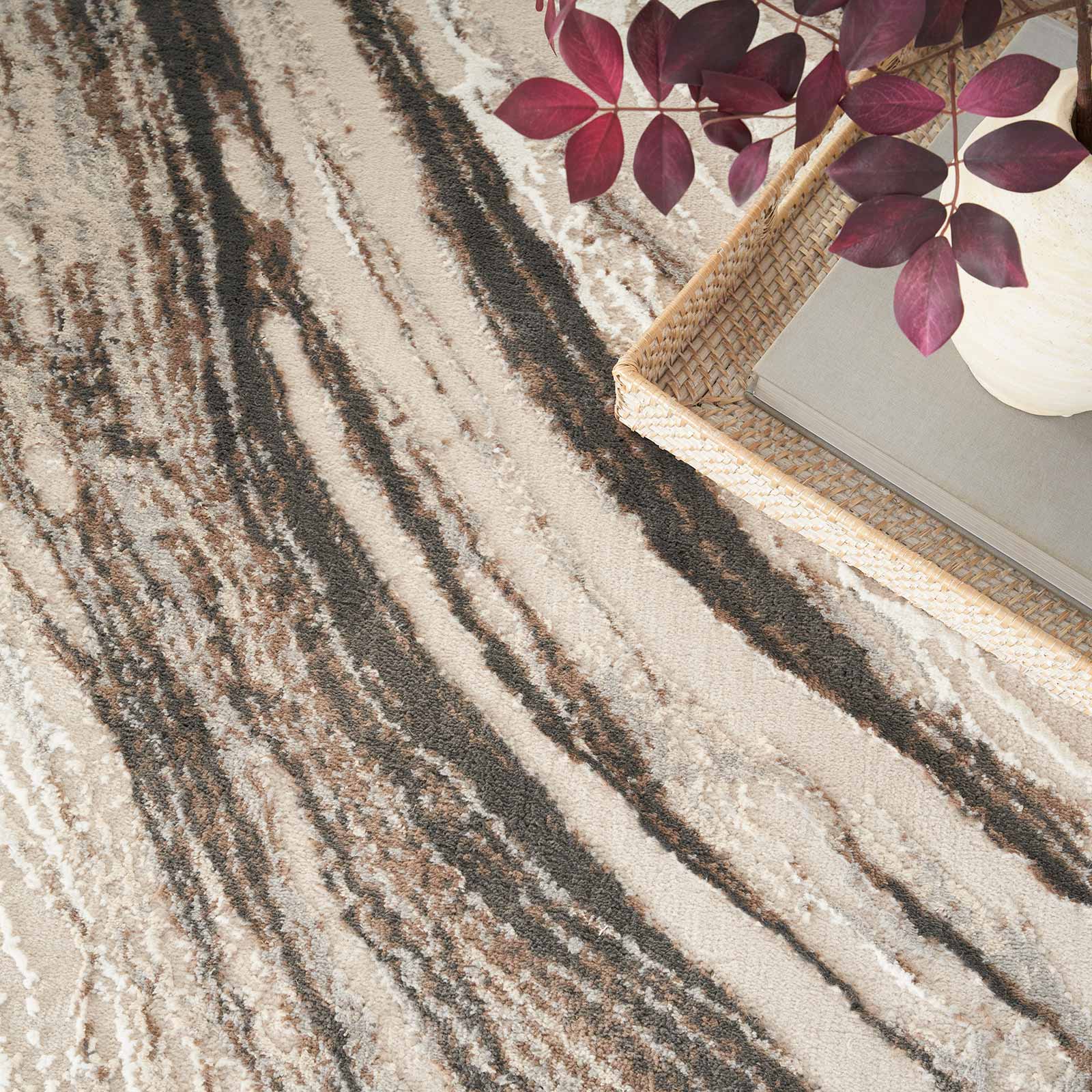 Nourison vloerkleed Sustainable Trends SUT05 BGEGY BEIGE GREY 5x7 099446954350 interior 2