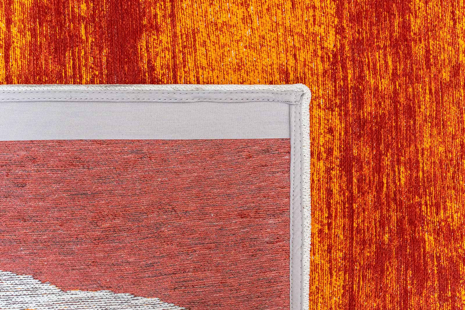 Louis De Poortere vloerkleed Craft 2061 Brush Orange back