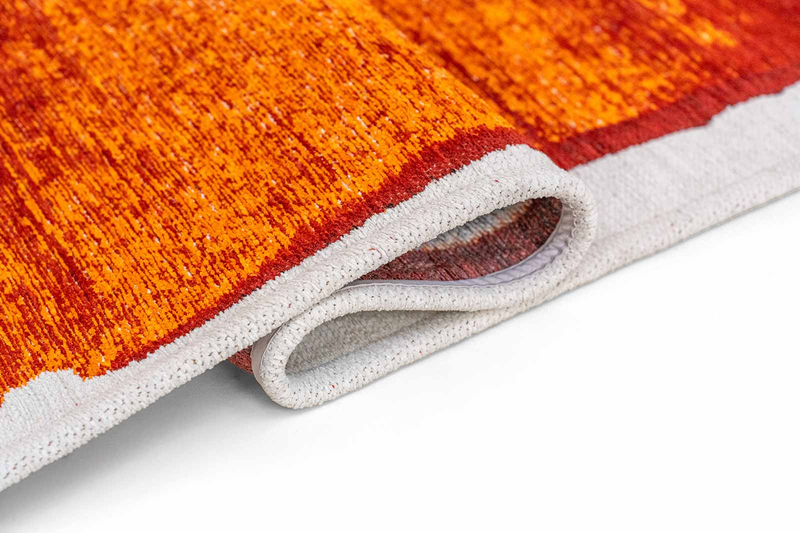 Louis De Poortere vloerkleed Craft 2061 Brush Orange fold