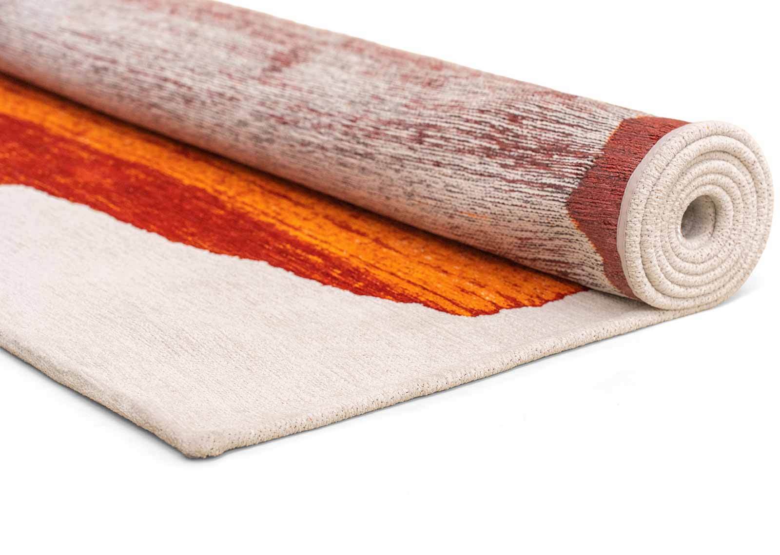 Louis De Poortere vloerkleed Craft 2061 Brush Orange roll