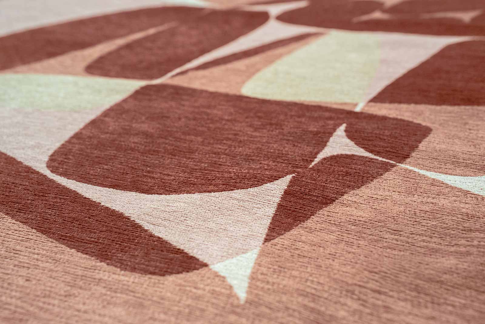 Louis De Poortere vloerkleed Gallery 2088 Stones Cherry Mocha zoom 3