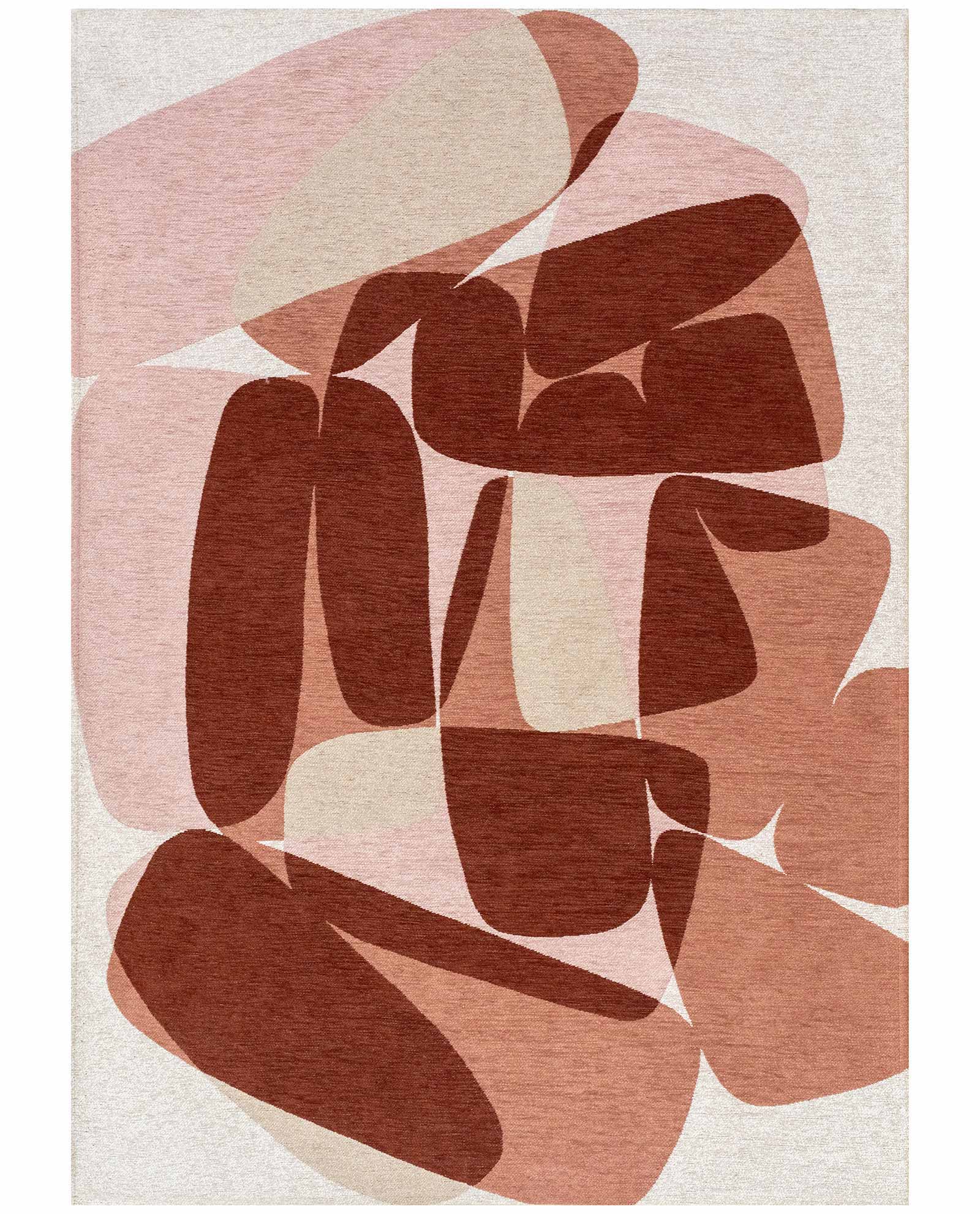Louis De Poortere vloerkleed Gallery 2088 Stones Cherry Mocha