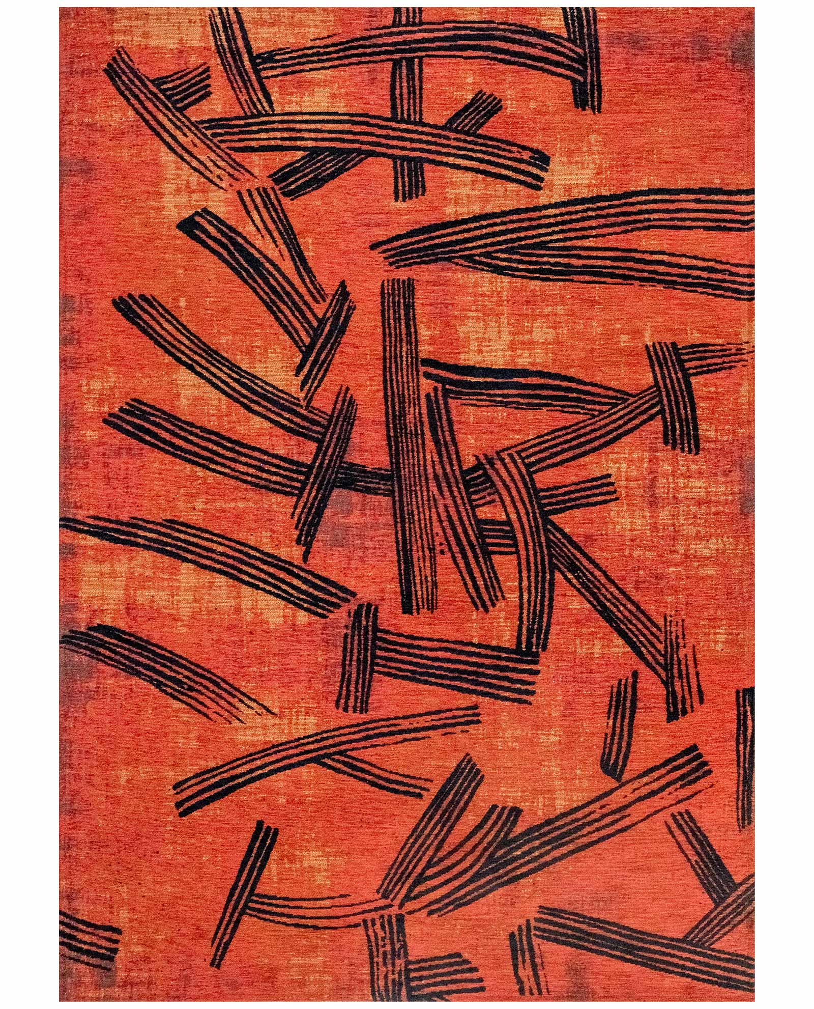 Louis De Poortere vloerkleed Meditation 2069 Kanji Ginger Chocolate