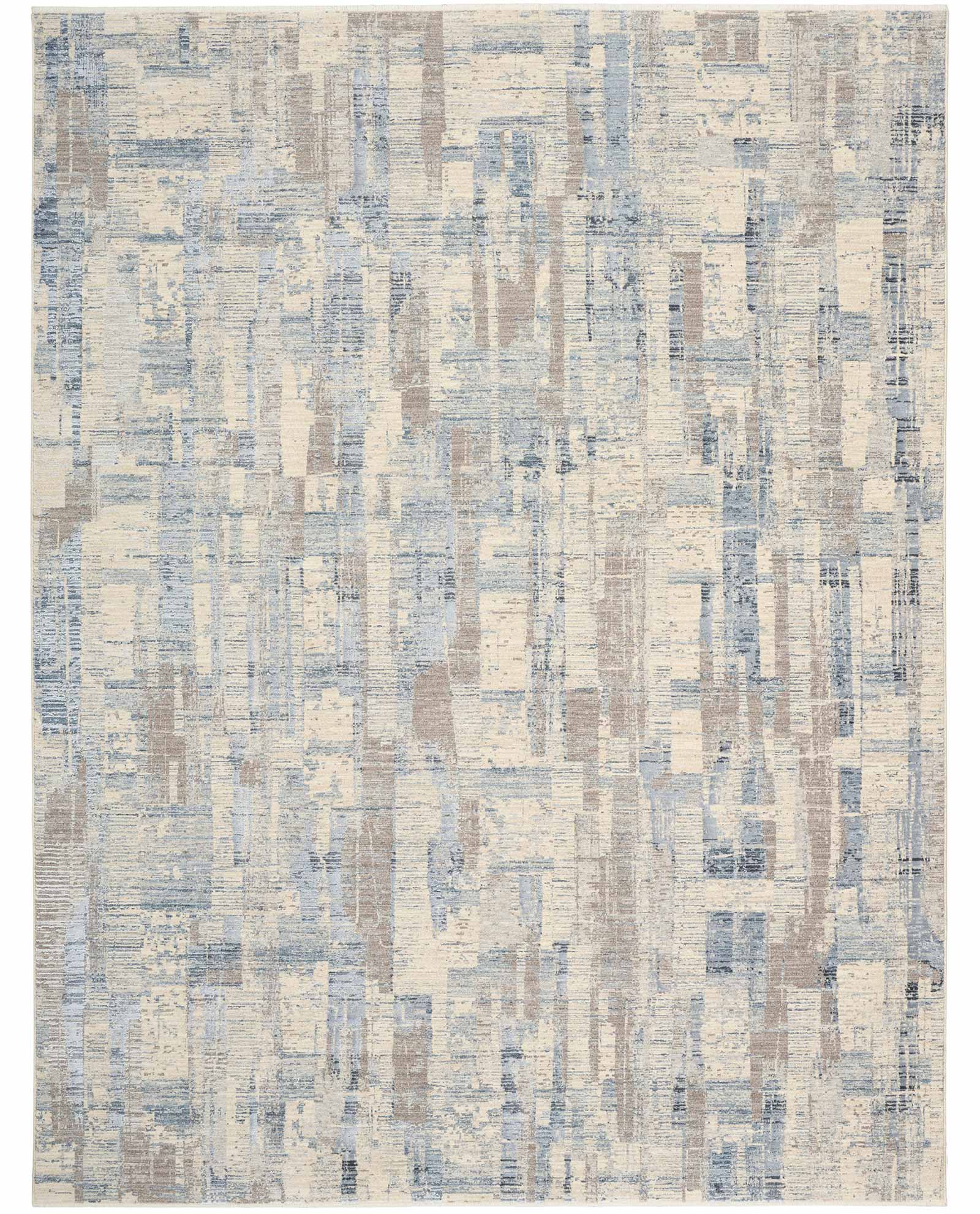 Calvin Klein vloerkleed Drift CK089 DRF04 BLBGE BLUE BEIGE 8x10 841491197745 FLAT